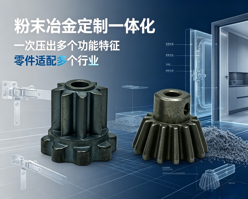一套粉末冶金定制方案，能否同时搞定闭门器导向和限位功能？
